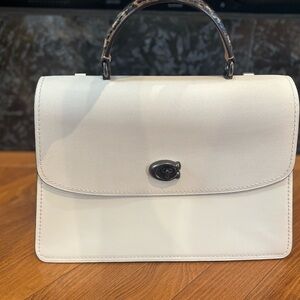 Coach Parker 32 Colorblock w/ snakeskin